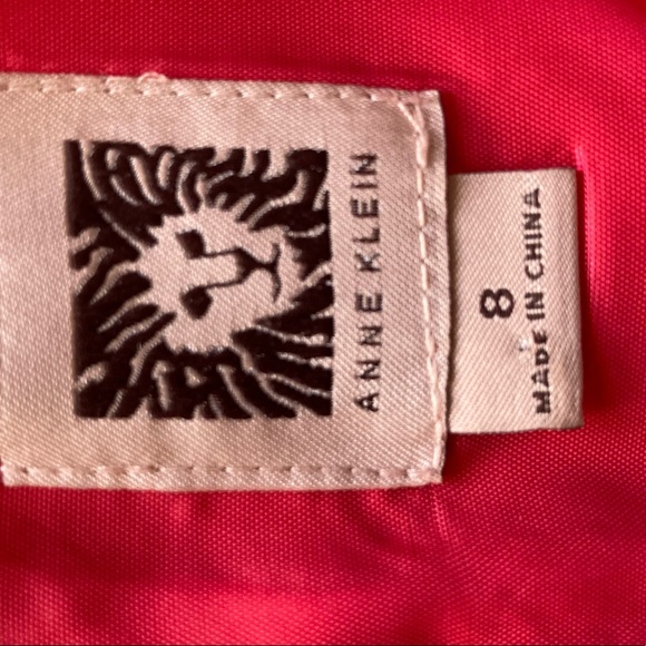 Fully Lined Anne Klein Matching Coat and Dress Size 8 - Picture 5 of 11